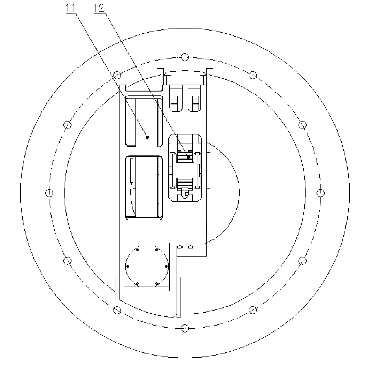 Spatial push mechanism