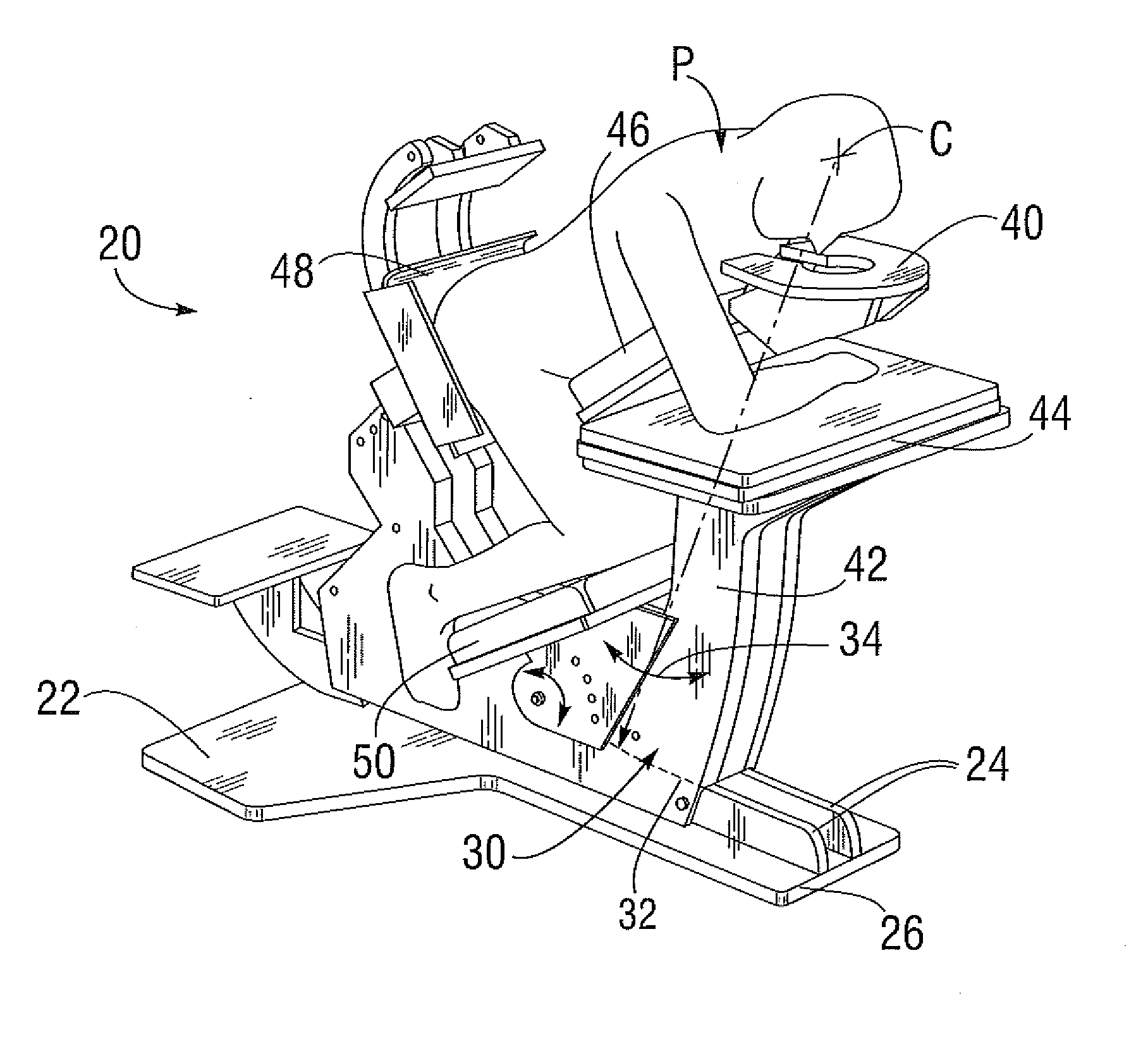 Adjustable Hair Transplantation Chair