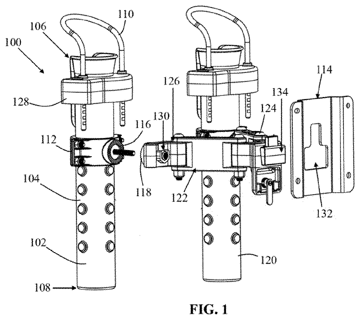 Vehicle fishing rod holder