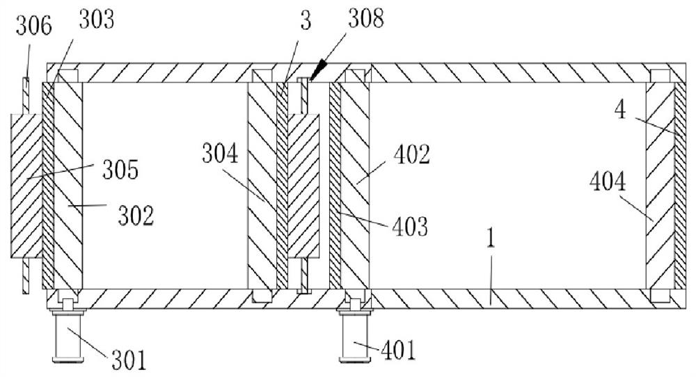 A surface grinding device for film-coated board production and processing