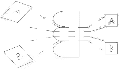 Pattern product with prismatic effect and machining method of product