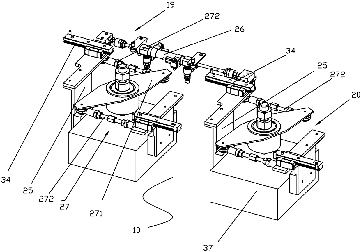 A control method for a conveying line that alternately conveys workpieces