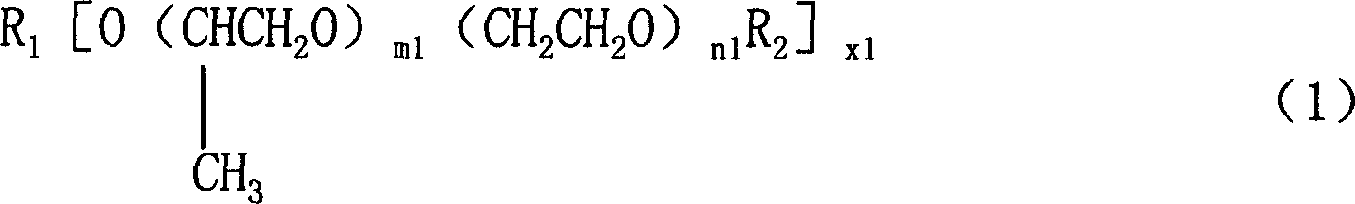 Combination of oil preparation of spun fabric cord