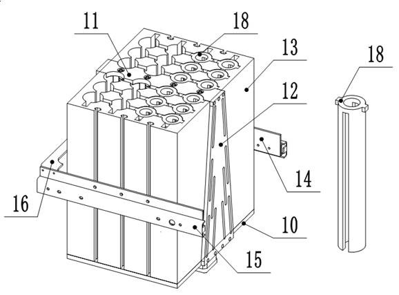 Batch processing device based on penicillin bottle medicine mixing and shaking-up technology