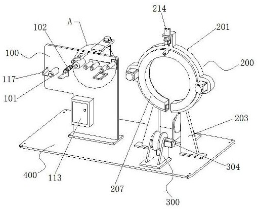 Material width detection component of wrapping machine tool and automatic control system