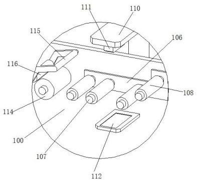 Material width detection component of wrapping machine tool and automatic control system