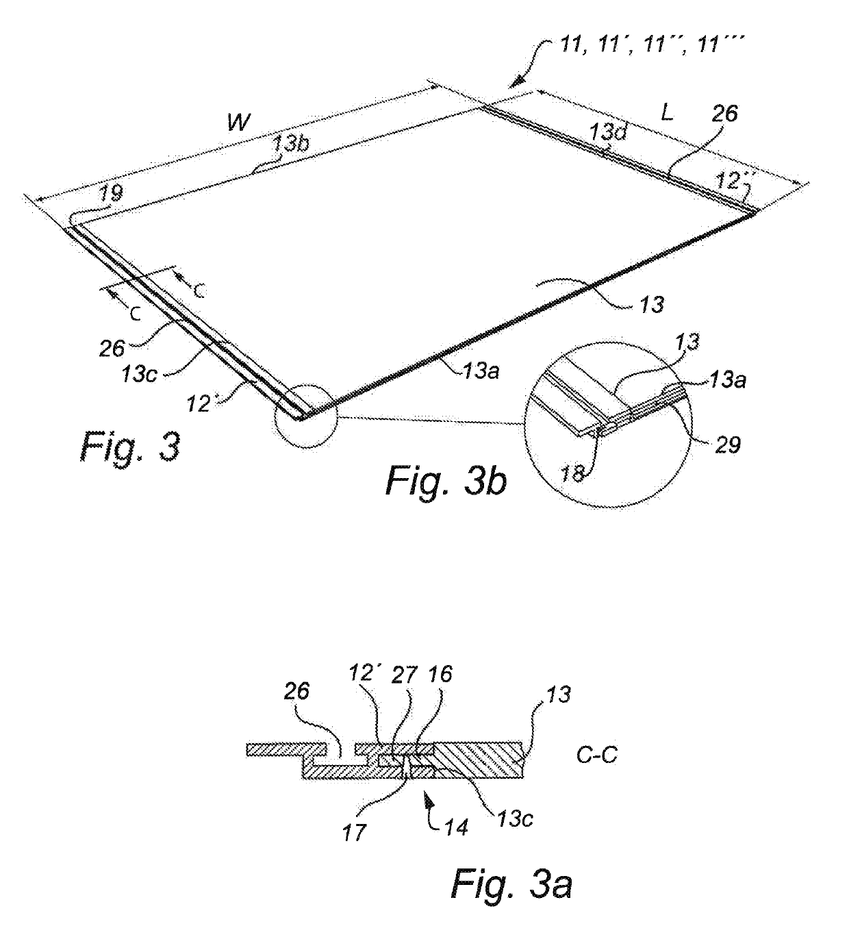 Floor system, a vehicle, such as a service vehicle, comprising such a floor system and a method of installing such a floor system