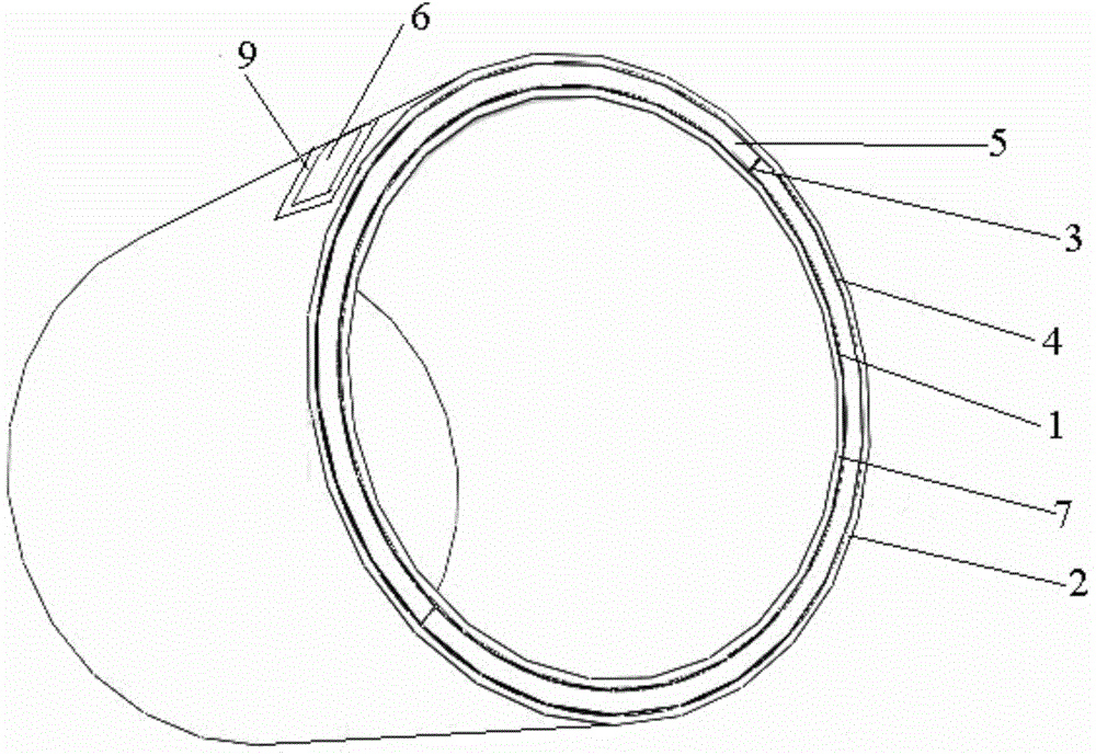 Large-diameter feeding and drainage pipe provided with sacrificial anode and manufacturing method of large-diameter feeding and drainage pipe