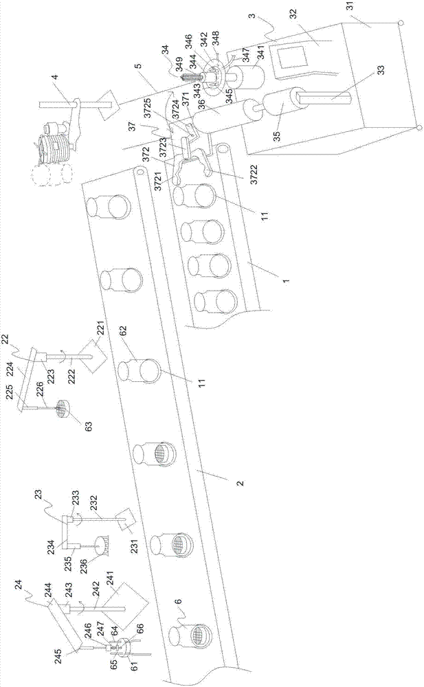 Semi-automatic plant culture assembly line