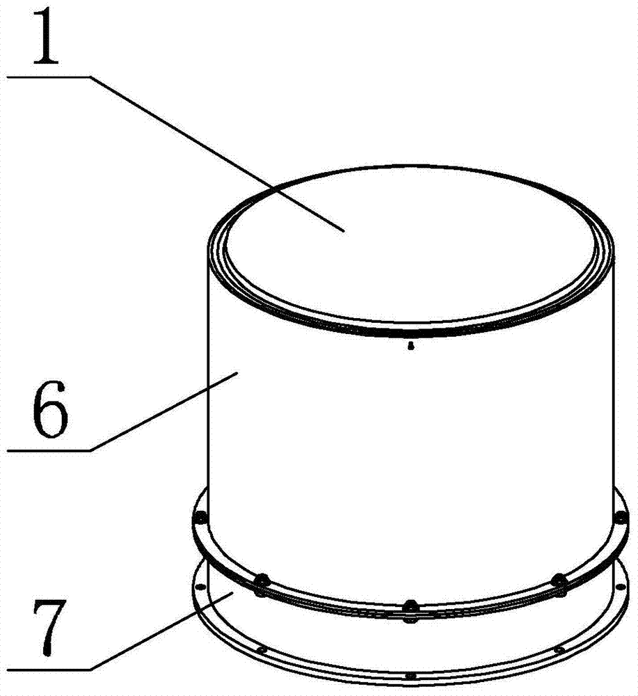 A space-based retractable telescopic binary optical camera mechanism