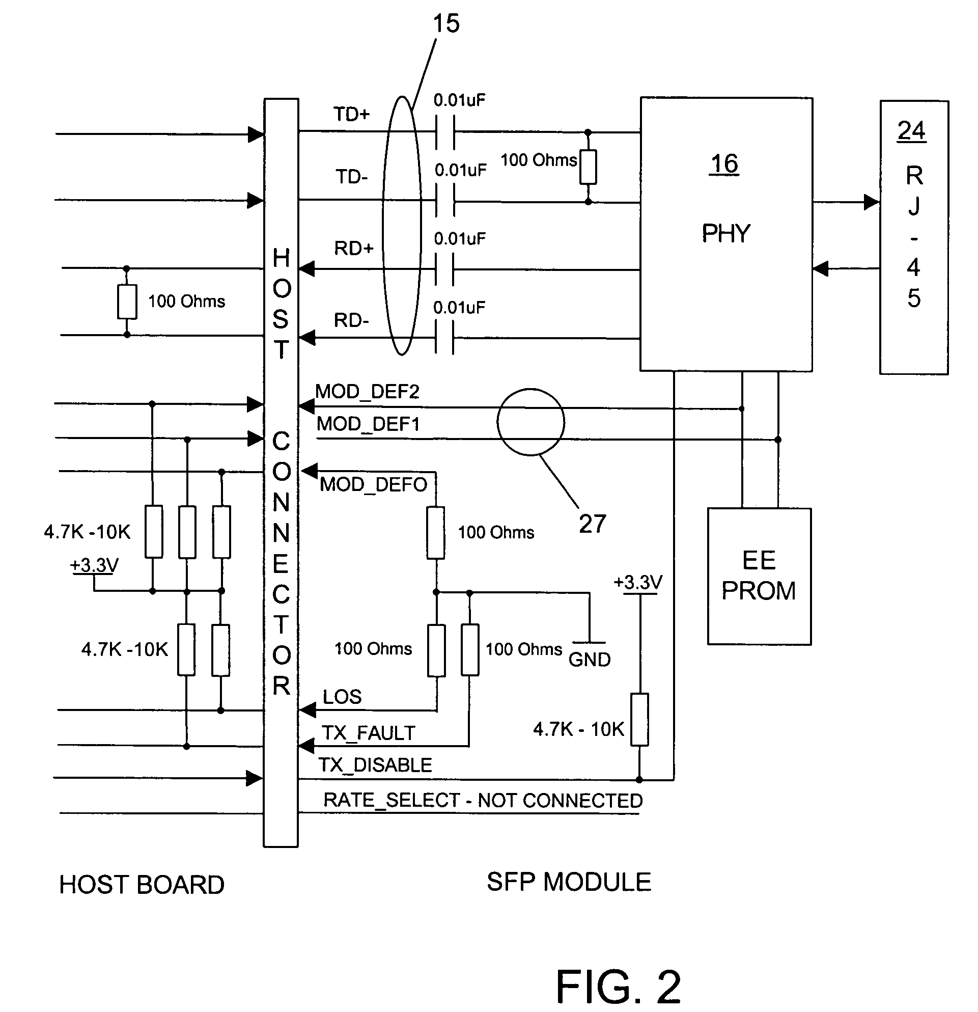 10/100/1000Base-T small-form-factor-pluggable module