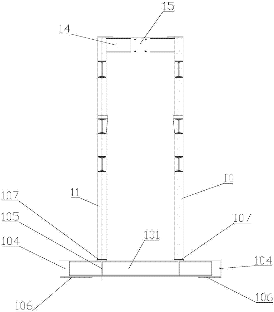 Movable cutting rack used for single-flow cutting equipment