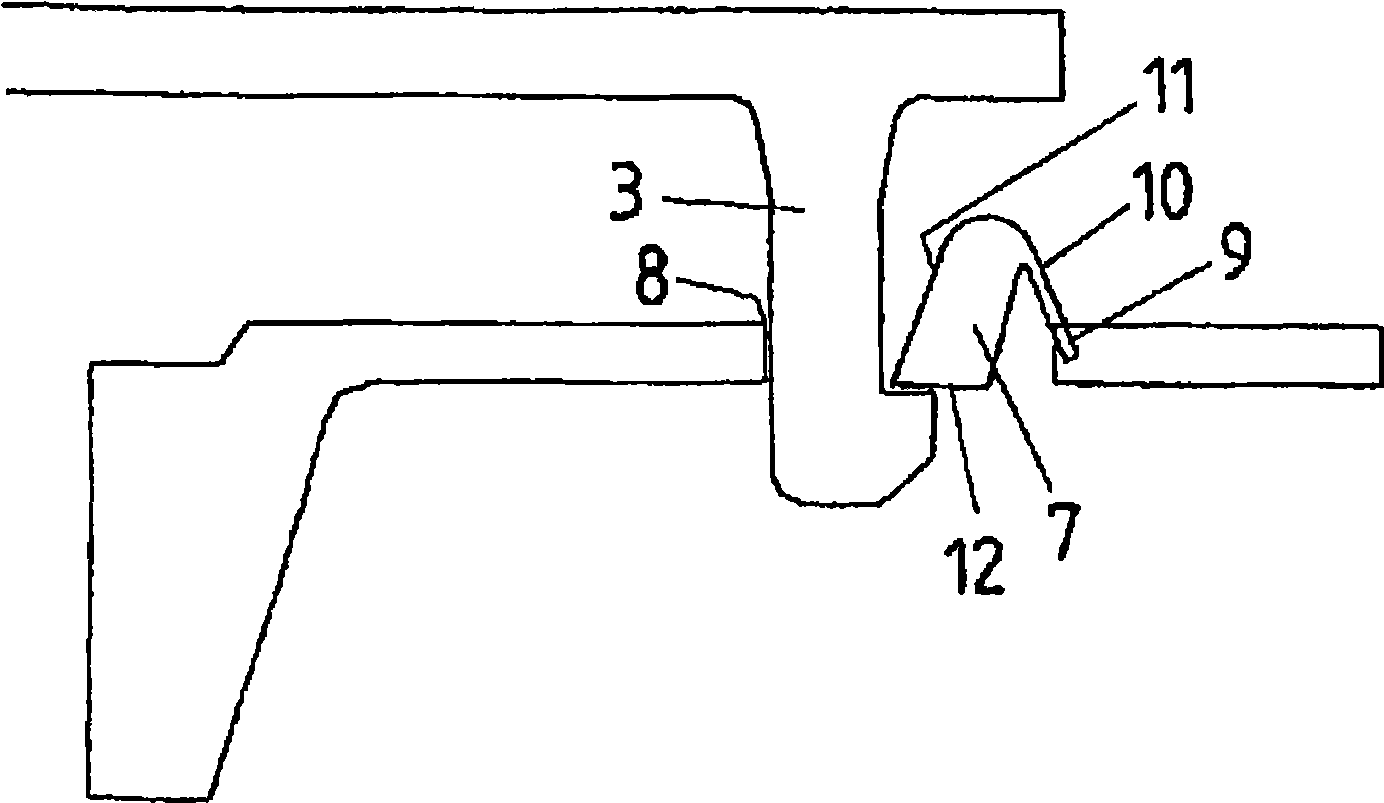 Device for snap-fastening an airbag unit in a subassembly of a motor vehicle, especially in a steering wheel