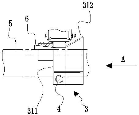 Rail dragging and lifting method for rail laying