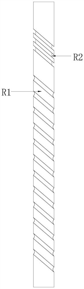 Deep-hole processing device for semiconductor material