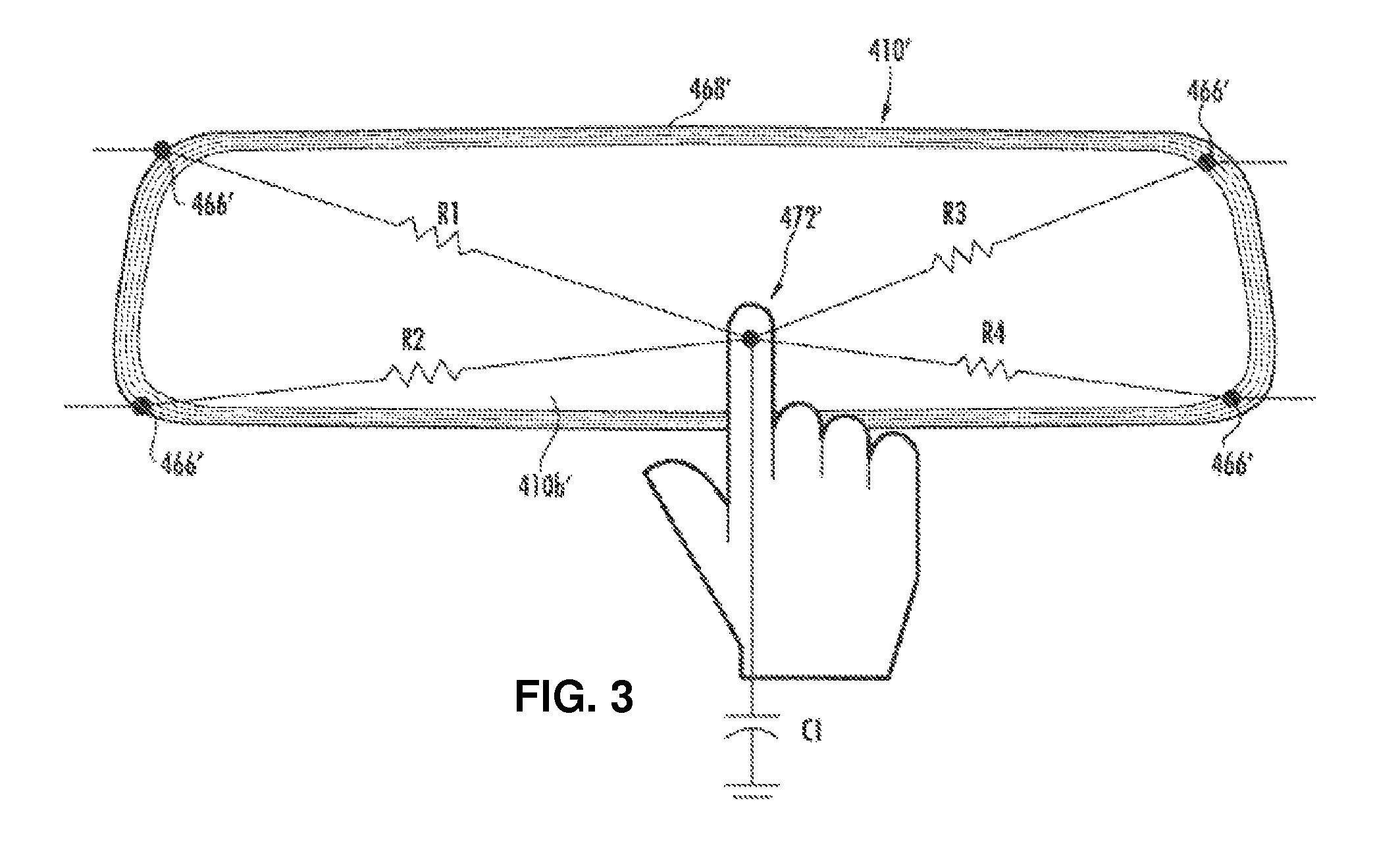 Interior rearview mirror assembly with integrated indicator symbol