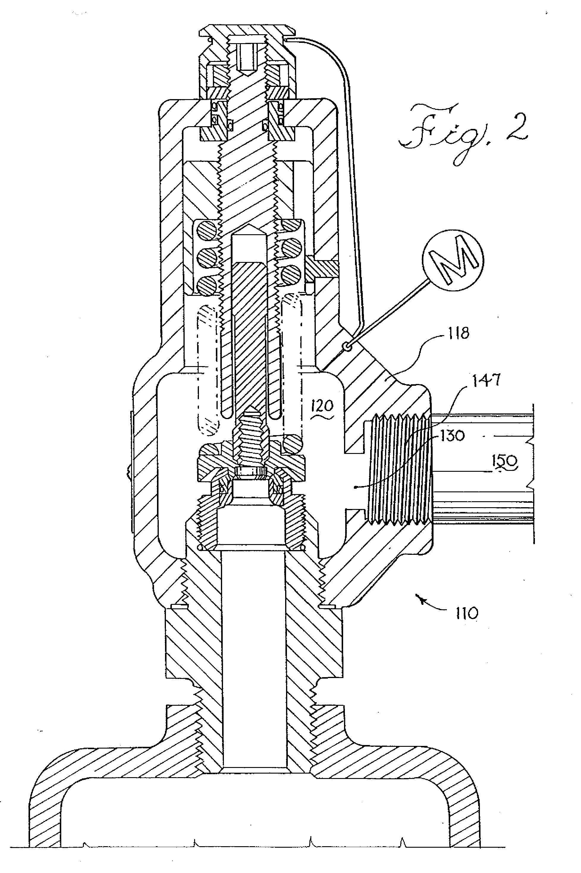 Safety relief valve having a low blow-down value and spring therefore