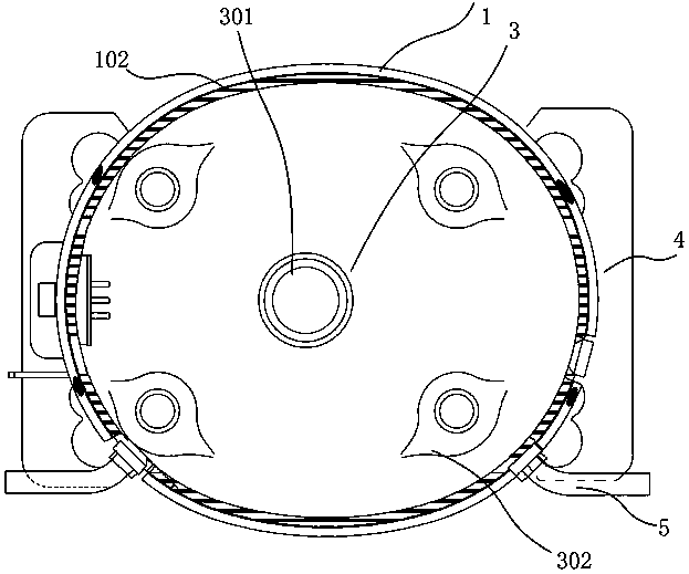 Lower shell structure for refrigerator compressor