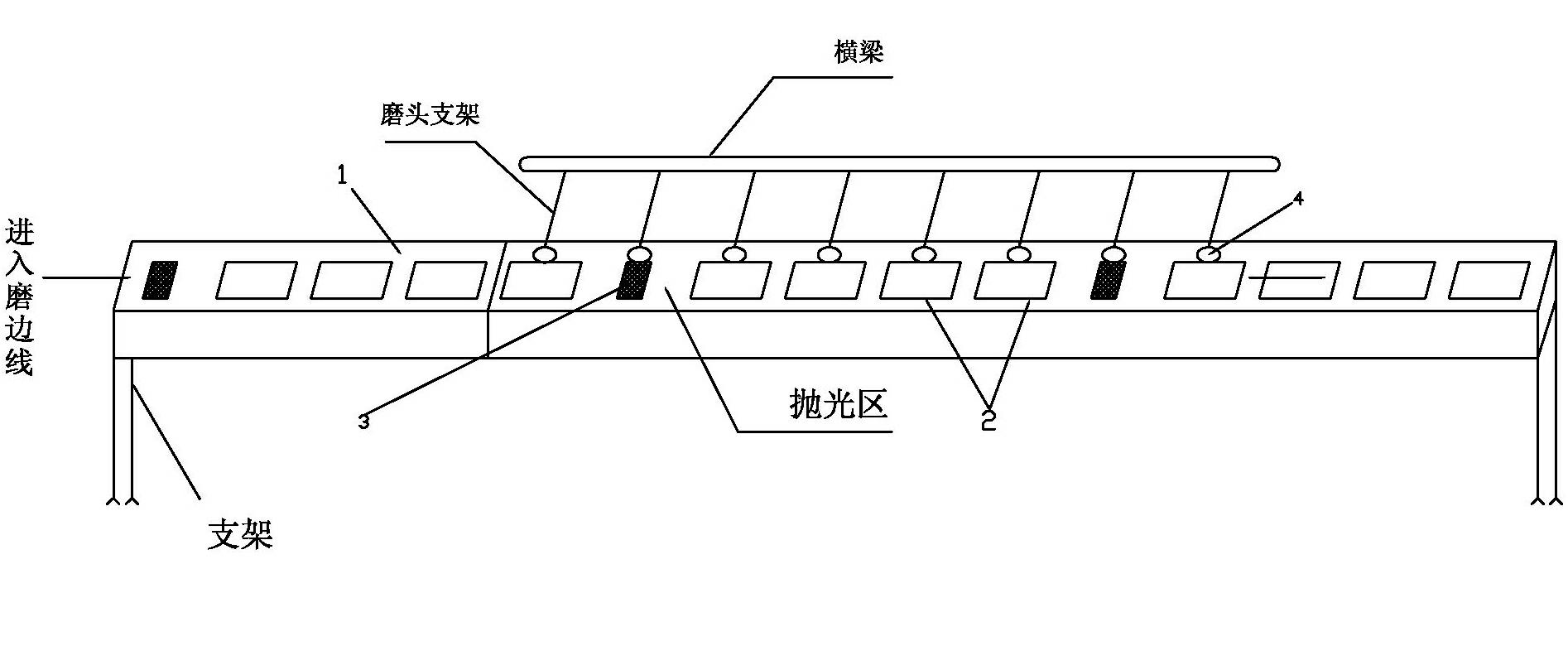 Manufacture method of non-aqueous printing ink wet underglaze colour self-sharpening polishing ceramic glazed tile