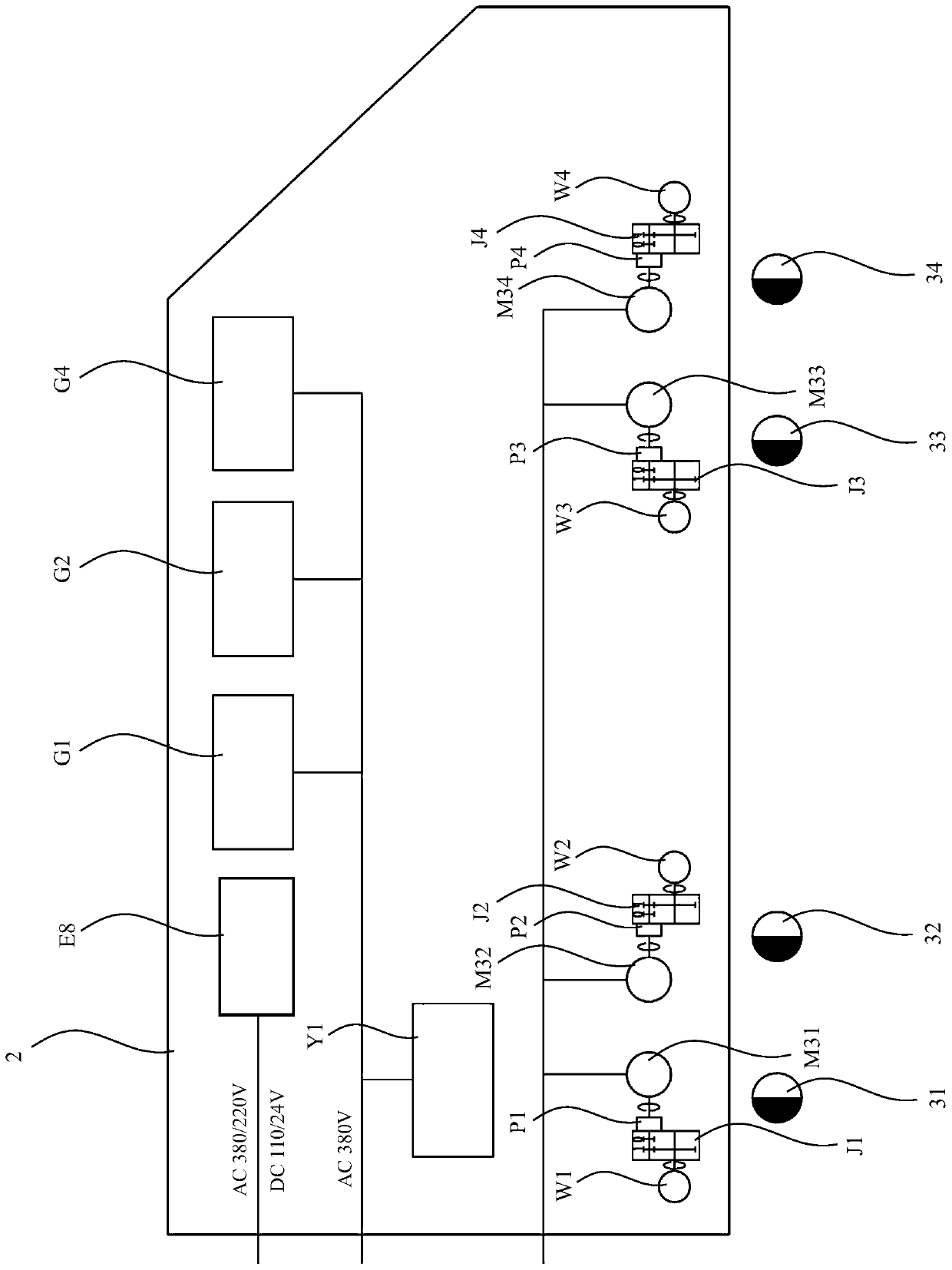 Rail engineering vehicle transmission method