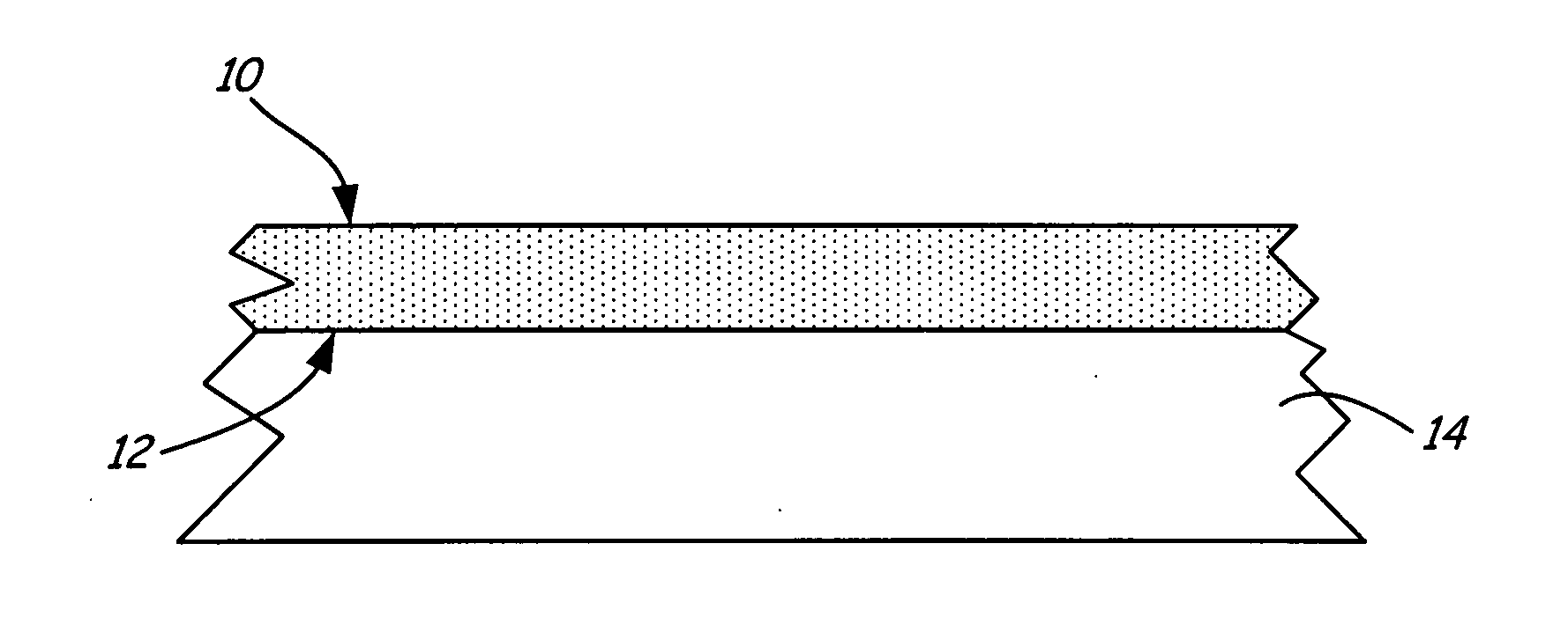 Low stress metallic based coating