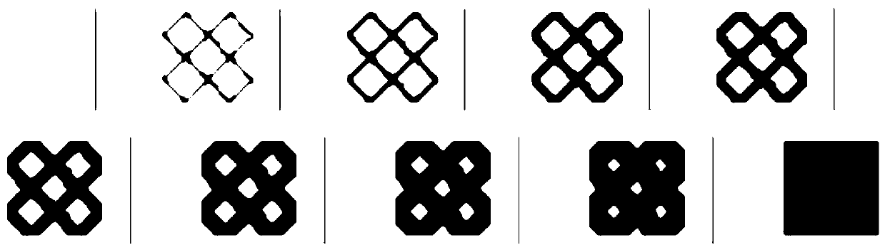 Quasi-periodic hierarchical structure topology optimization method based on corrosion-diffusion operator