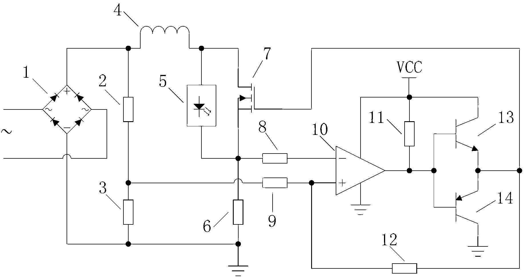 Light emitting diode (LED) pulse drive circuit and drive method thereof