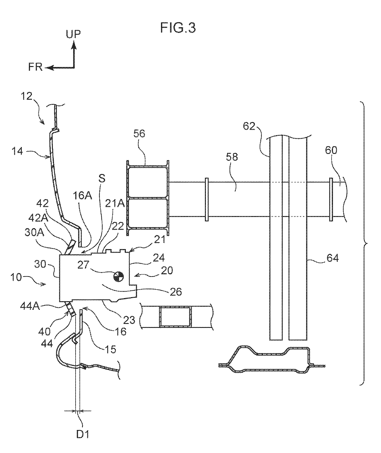 Sensor installation structure