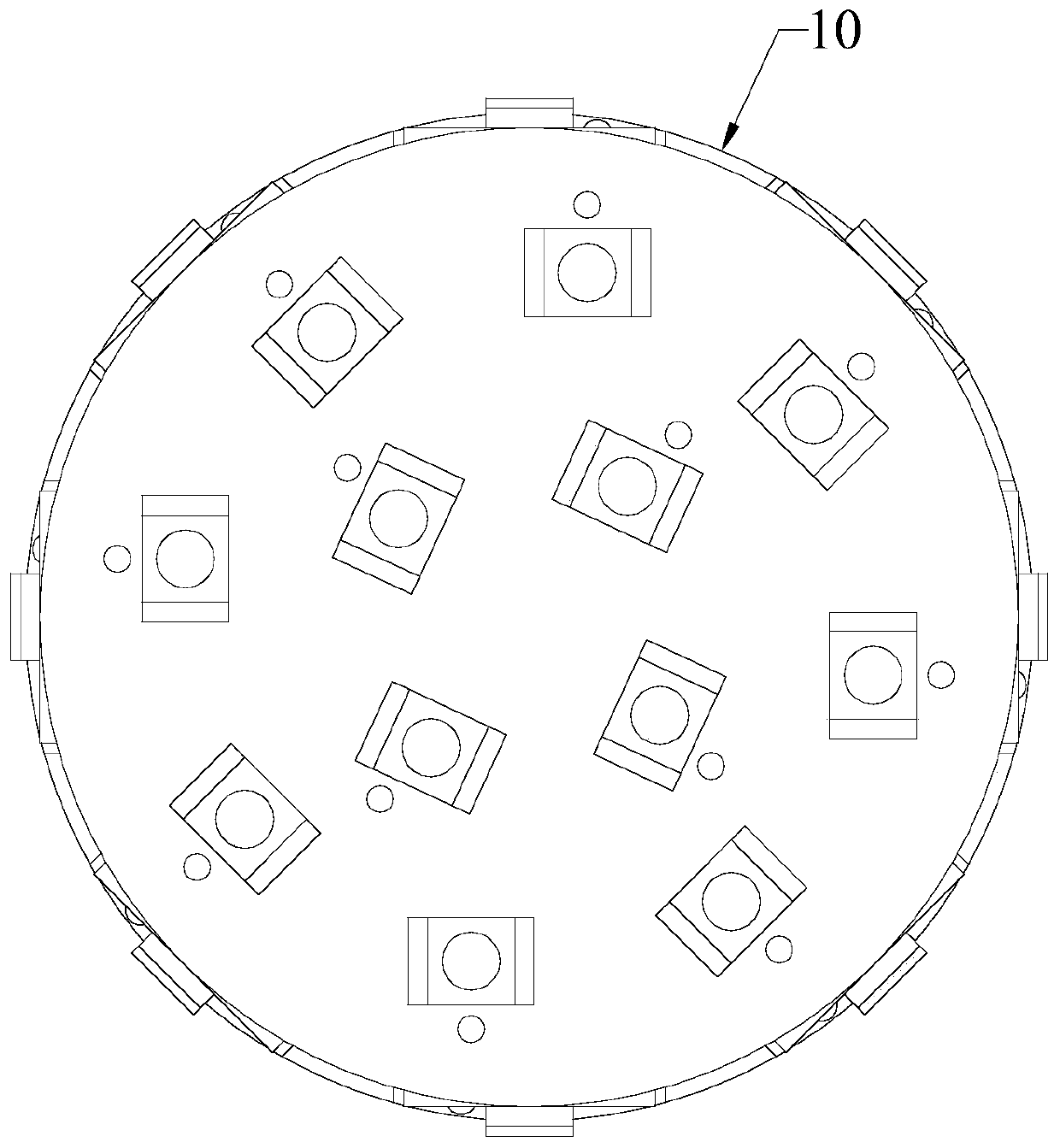 A breakdown-resistant led light panel