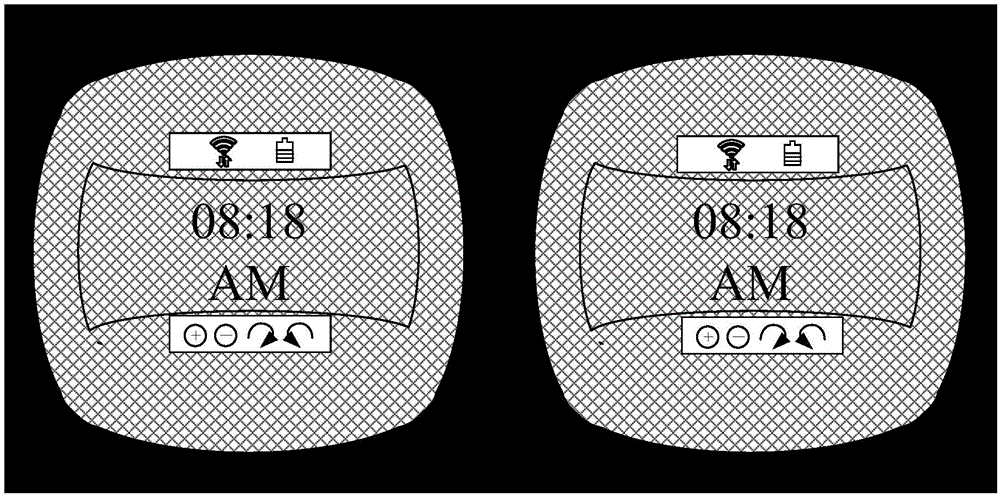 Image display method and device of virtual reality equipment