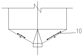 Smoke desulfurization tower with smashing device