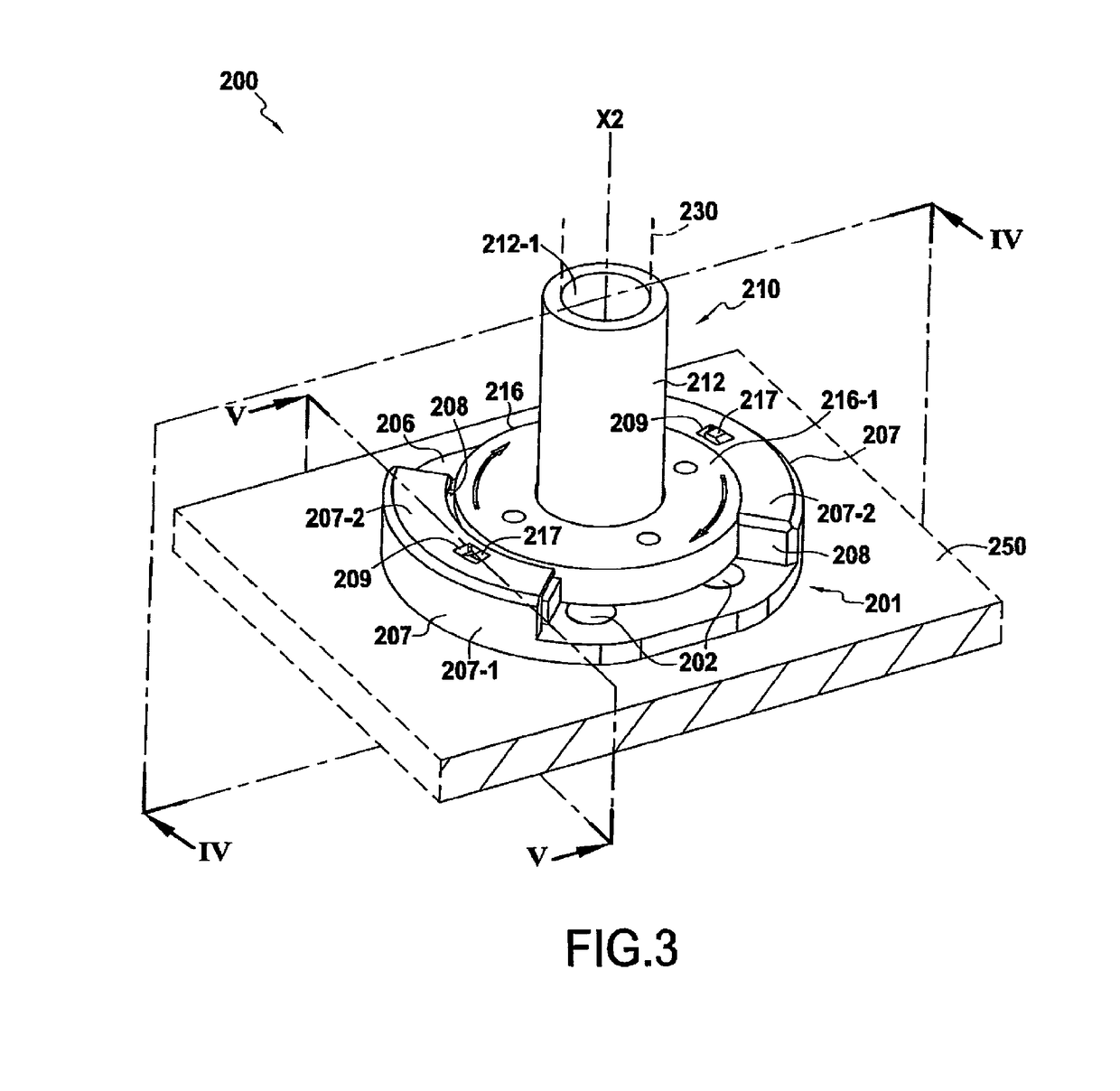 Electrical connection device in an aircraft