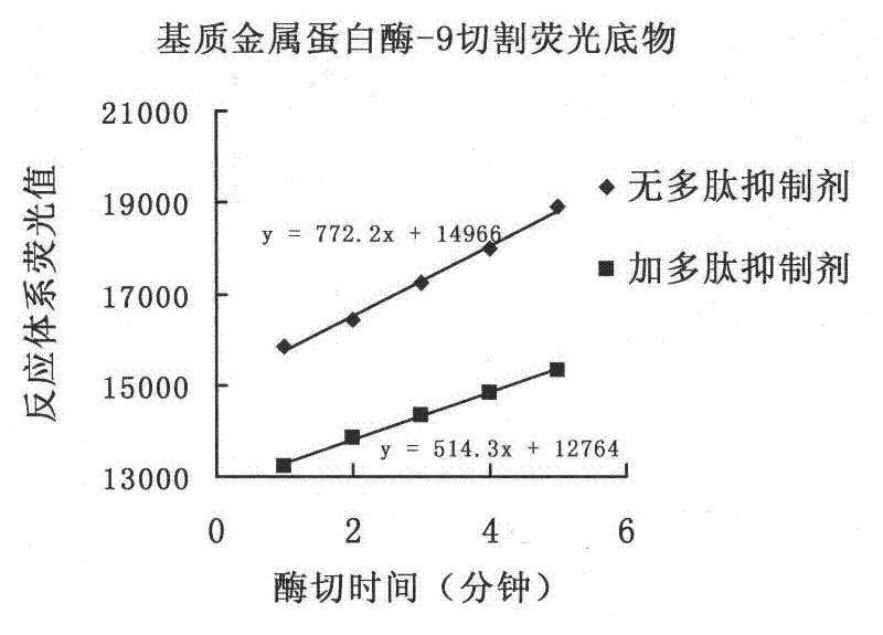 Matrix metalloproteinase-9 polypeptide inhibitor 4 and its application