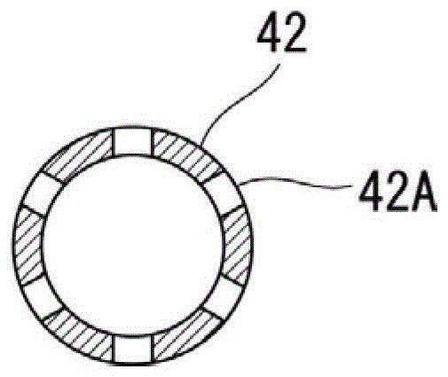 Casting device and casting method