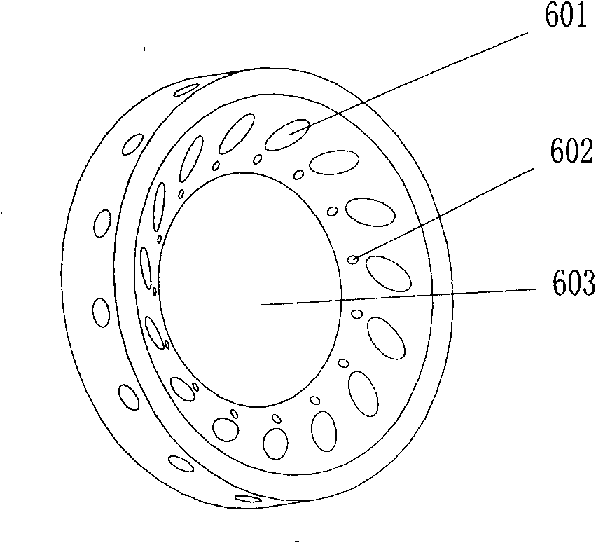 Premix rotational flow flat-flame type combustor for hot-air engine