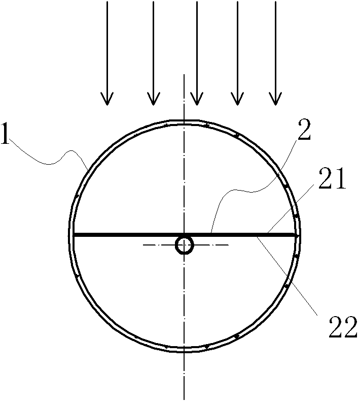 Method for controlling stagnation temperature of solar vacuum tube