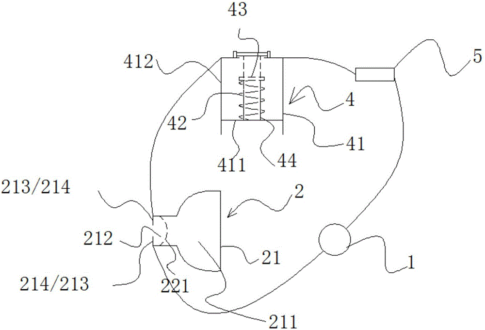 Flat tire protection device and tire with flat tire protection device