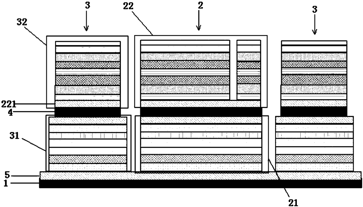 VCSEL-APD integrated chip and a preparation method thereof