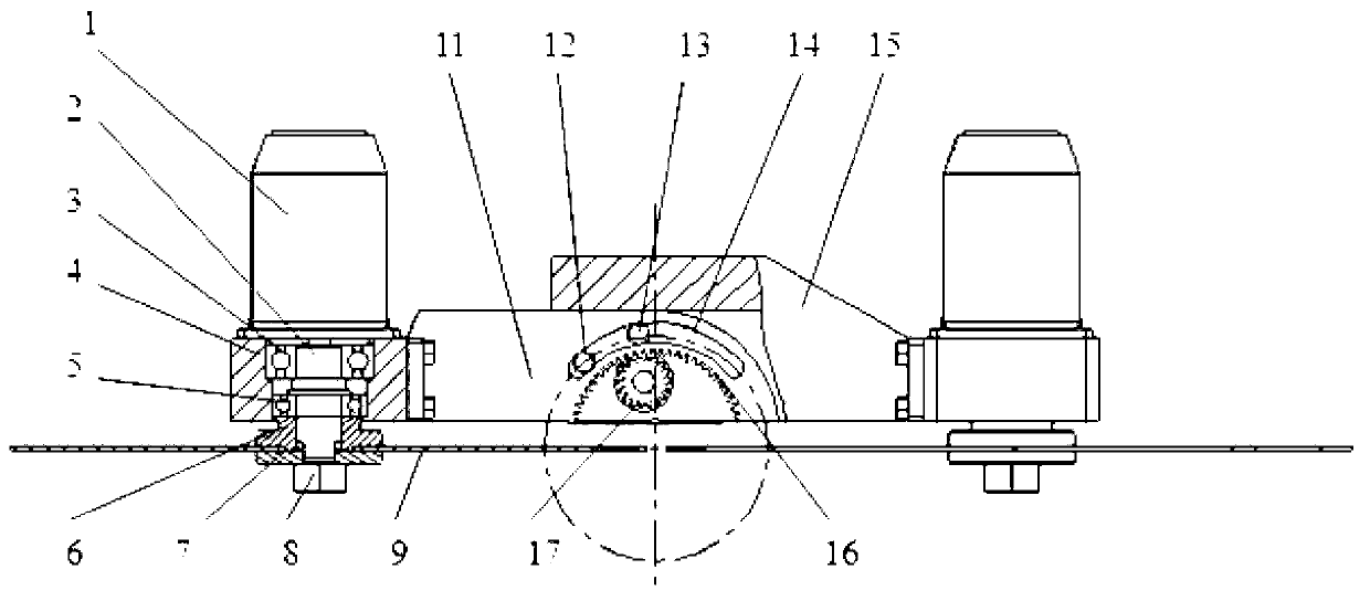 Hedgerow integral shaping cutter capable of automatically adjusting shapes