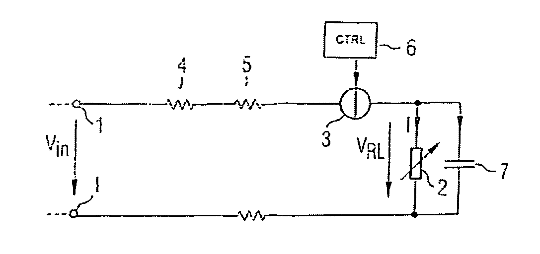 Current controlling circuit arrangement and associated method for reducing crosstalk