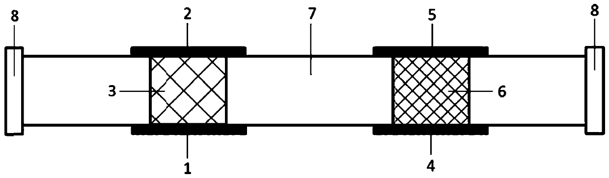 Planar inductance coil type hydraulic oil grain graded monitoring device