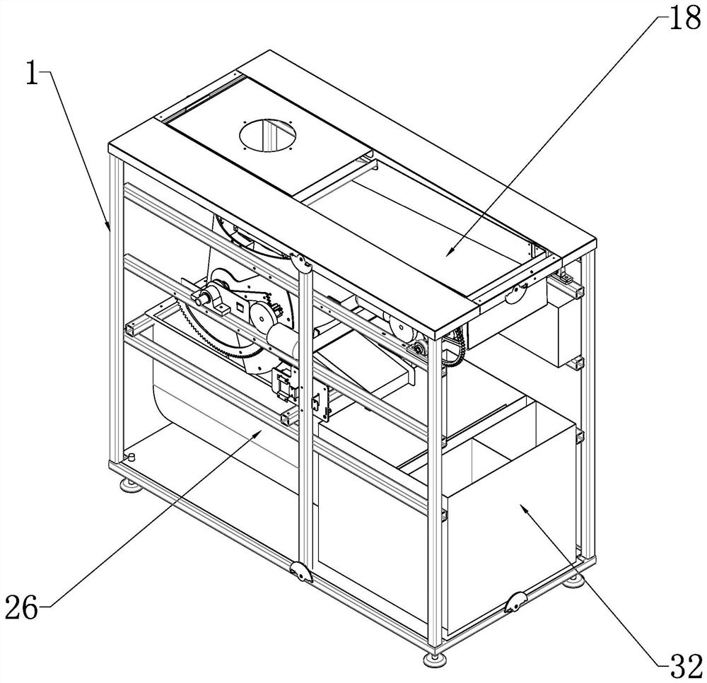 Waste processing mechanism in food waste processing device