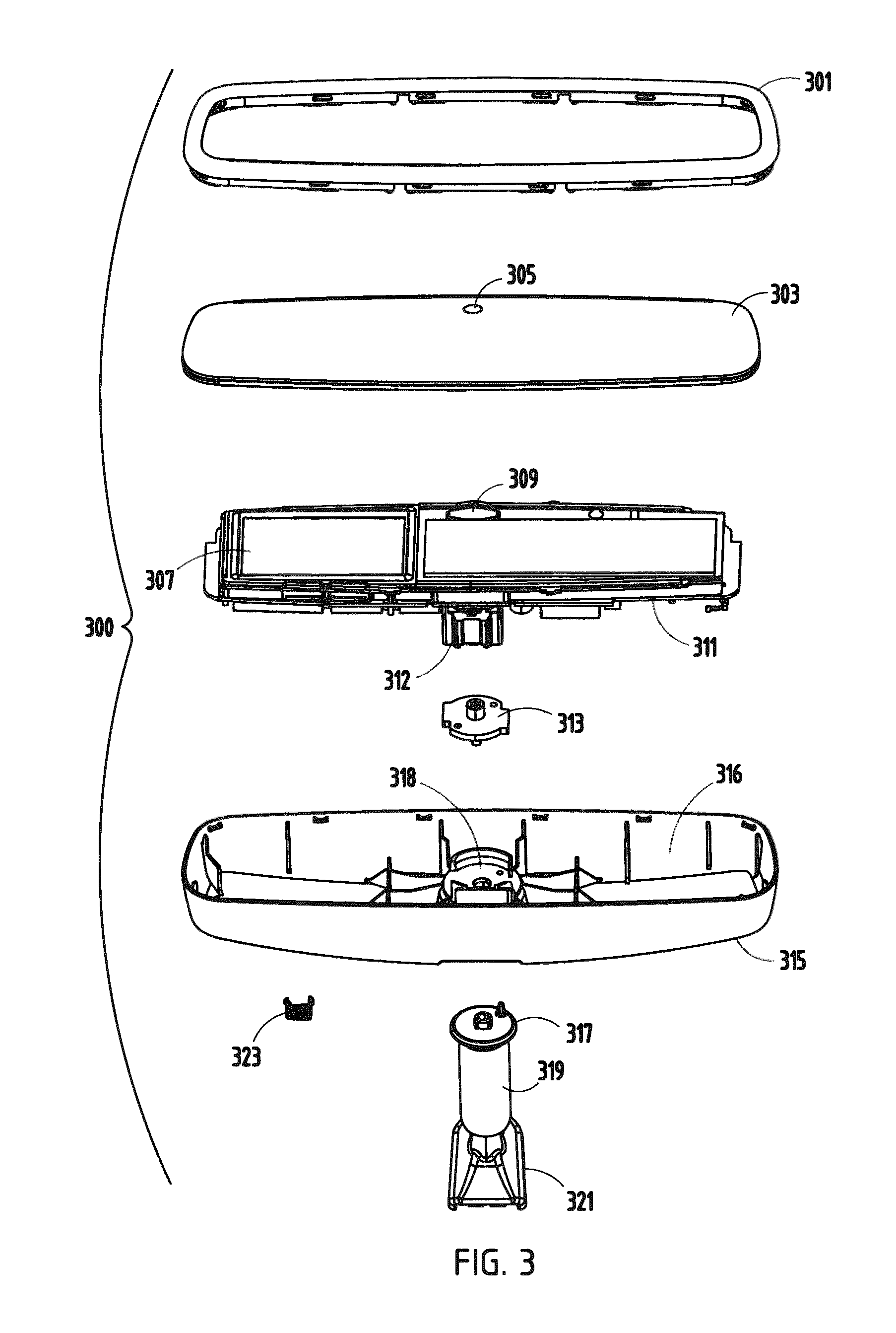 Multi-display mirror system and method for expanded view around a vehicle