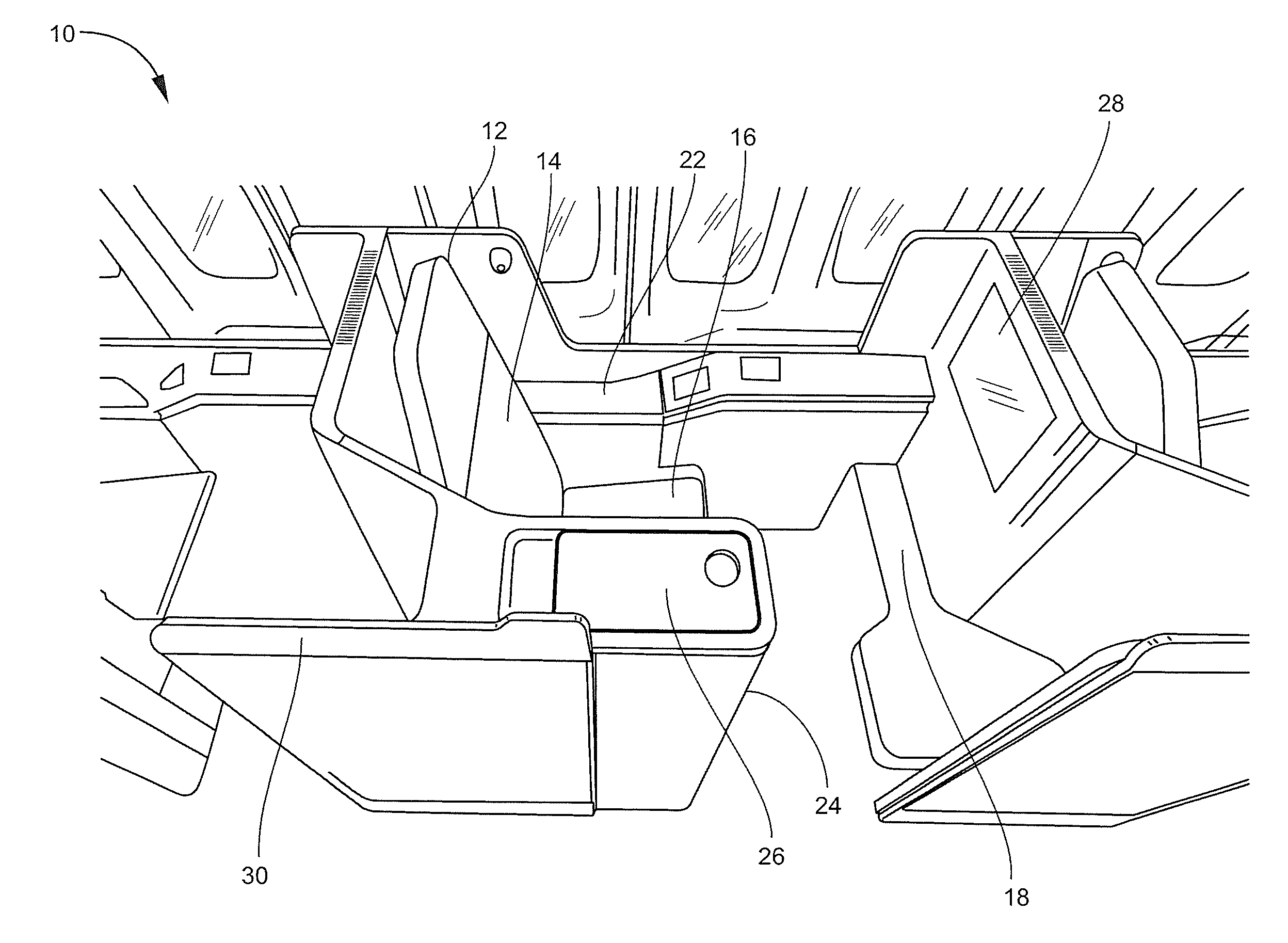 Aircraft passenger suite with combination bed