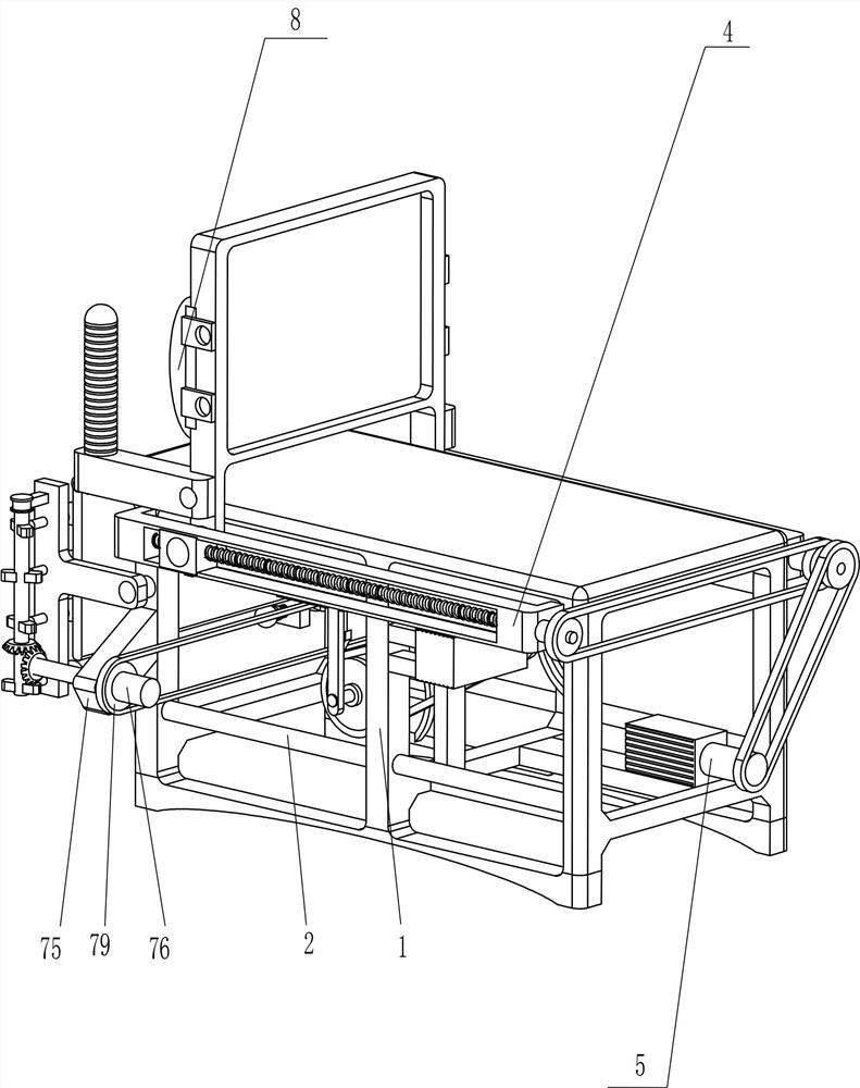 Leg rehabilitation training equipment for medical rehabilitation department