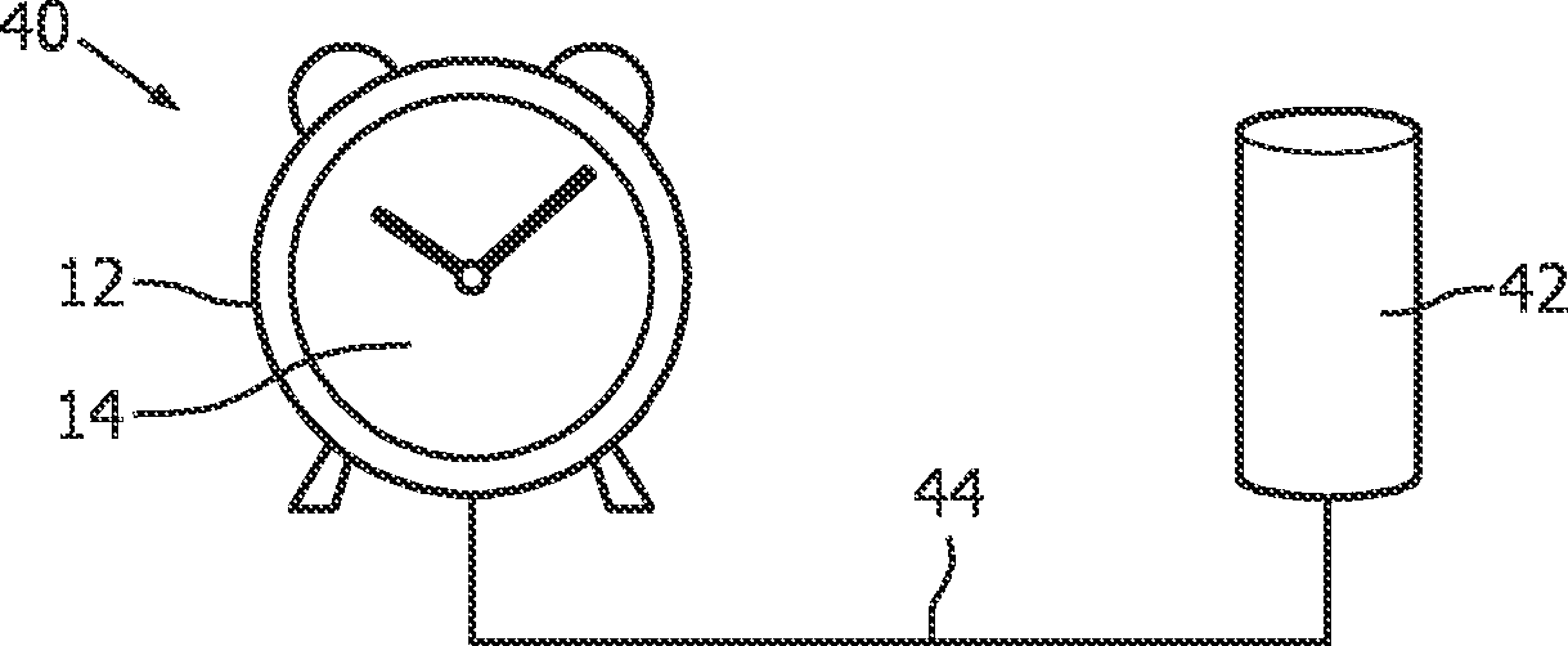 Alarm clock and method for controlling a wake-up alarm