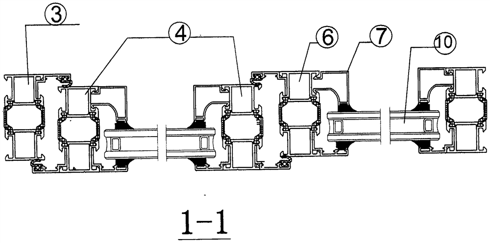 Universal profile door and window system and profile