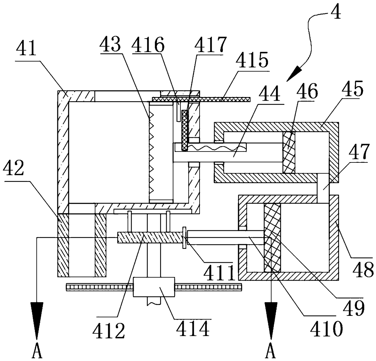 Chicken shell and chicken smashing device