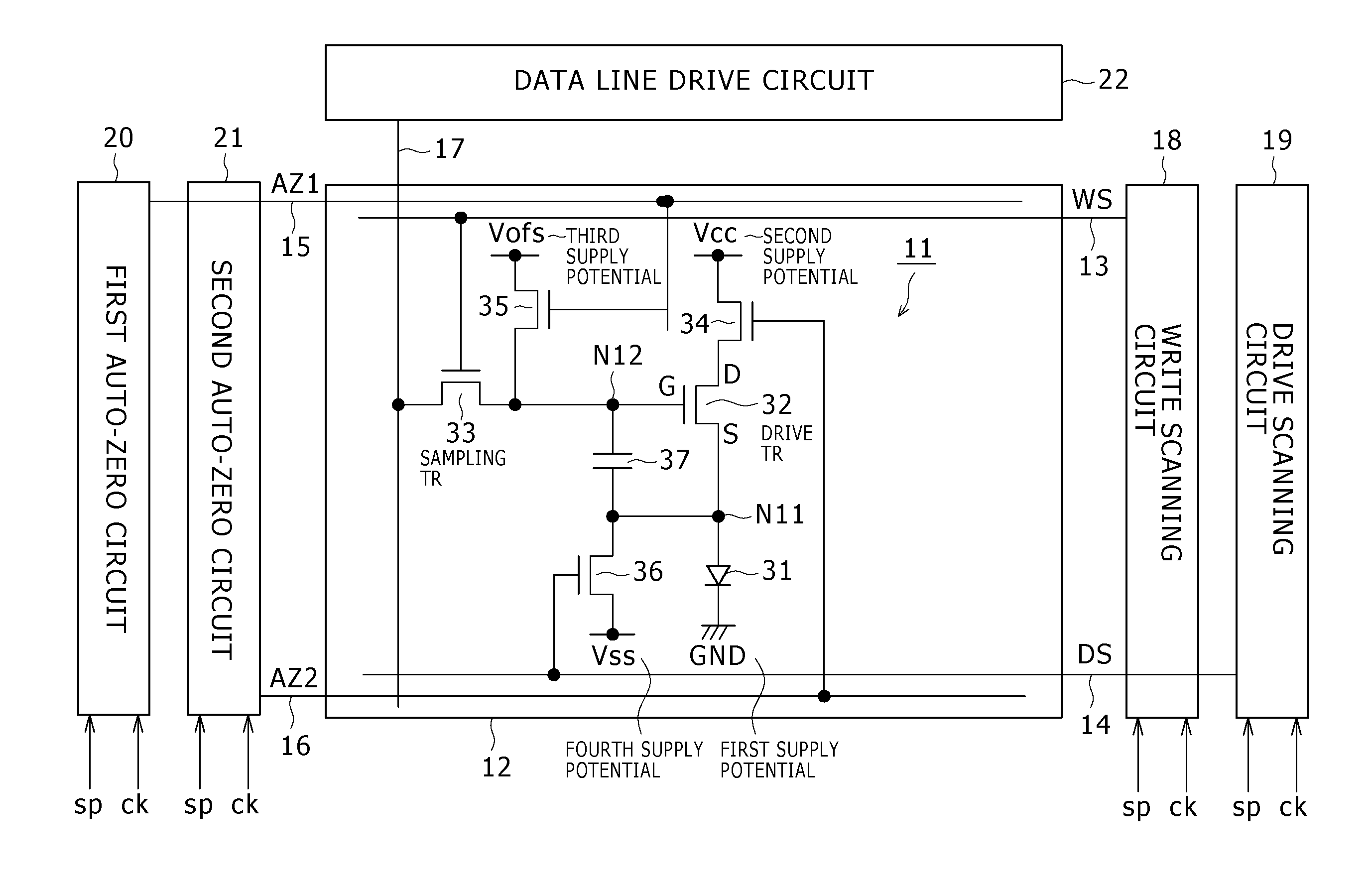 Display and method for driving display