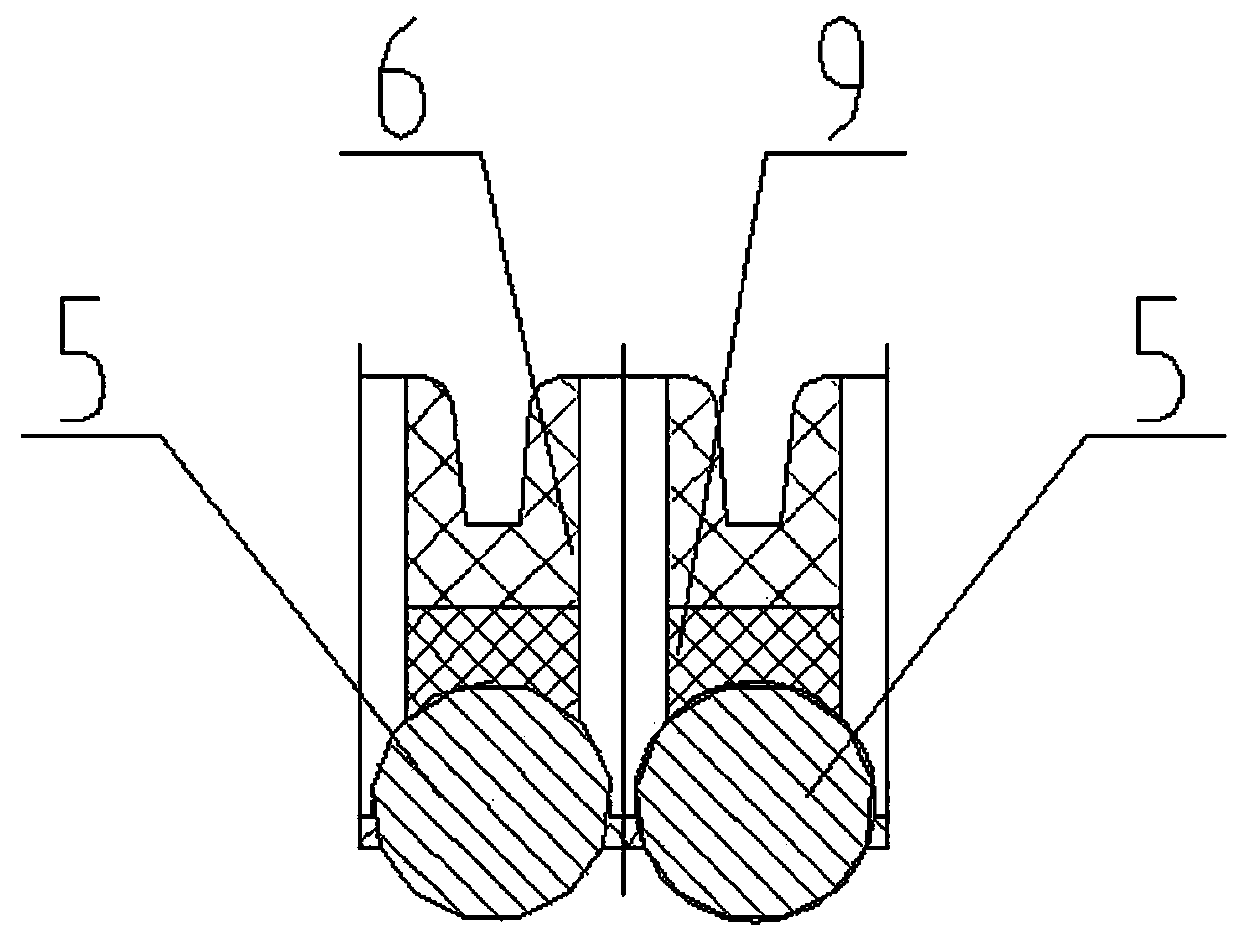 Serial multi-cavity arc-extinguishing lightning-protection device